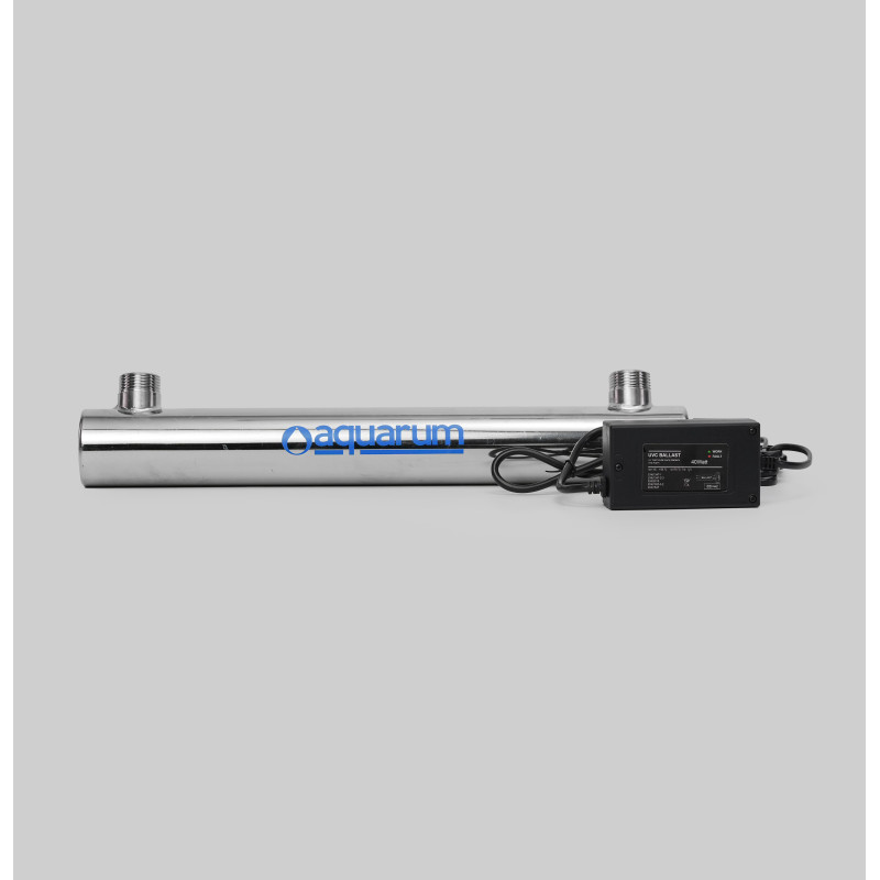 СИСТЕМА УЛЬТРАФІОЛЕТОВОГО ЗНЕЗАРАЖЕННЯ AQUARUM UV-1,5, 30W, 1,5 M3/H, 1"