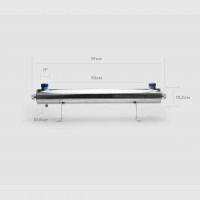 СИСТЕМА УЛЬТРАФИОЛЕТОВОГО ОБЕЗЗАРАЖИВАНИЯ AQUARUM UV-10, 130W, 10 M3/H, 1 1/2" - фото, описание, отзывы, купить, характеристики