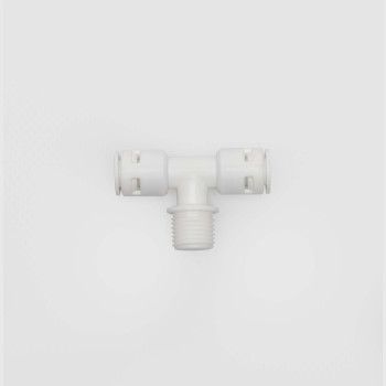 Фитинг тройник 1/4"трубка -1/4"наружная резьба-1/4"трубка