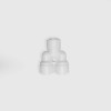 Фітінг трійник розгалужувач 1/4"трубка-1/4"трубка-1/4"трубка