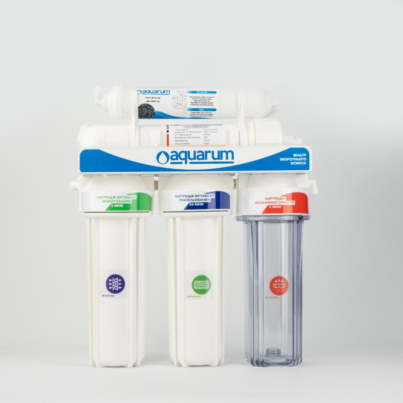 Фільтр зворотного осмосу Aquarum Simple RO-5
