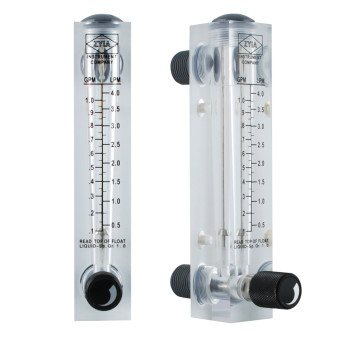 Ротаметр GPM 10-35  LPM 35-130 л/хв, різьба 1"з регулюванням