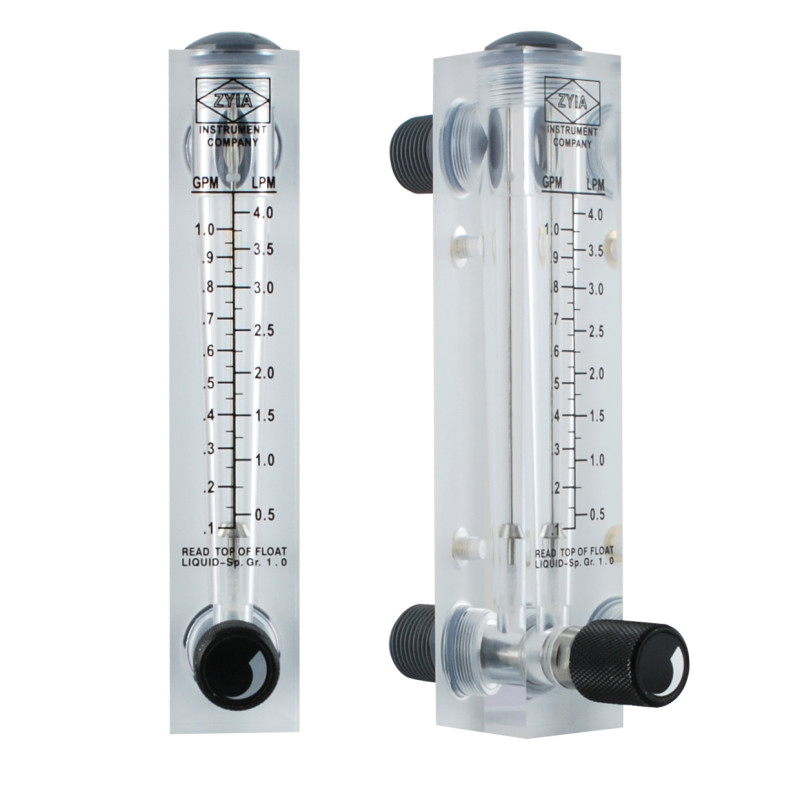 Ротаметр GPM 10-35  LPM 35-130 л/хв, різьба 1"з регулюванням