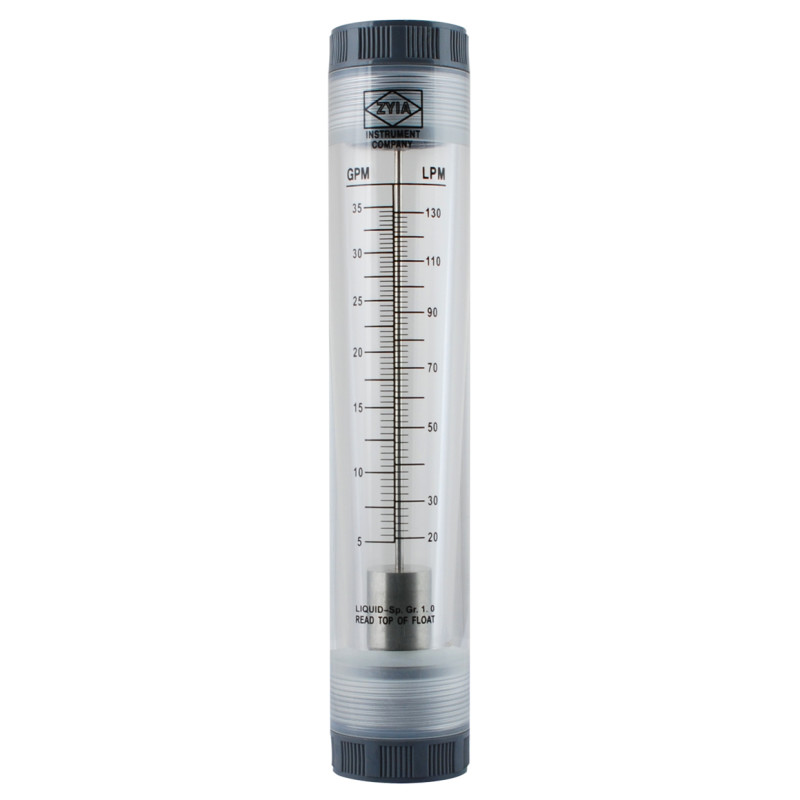 Ротаметр GPM 5-35  LPM 10-130 л/хв, різьба 1"