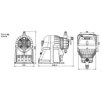 FWT FX 06 - 12 C/D Дозуючий насос