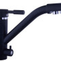 Кухонний змішувач Raifil Globus Lux LAZER GLLR-0555 BLACK ЧОРНИЙ комбінований