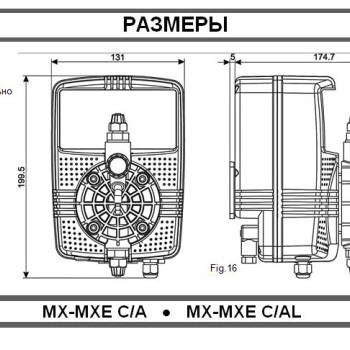 FWT MX 2.5-15 C/A Дозуючий насос