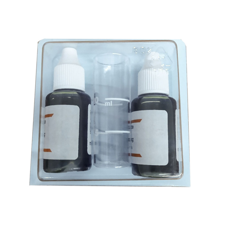 Тест жесткости воды   Hardness kit testing SINGLE REAGENT 2 BLISTER GERMAN 